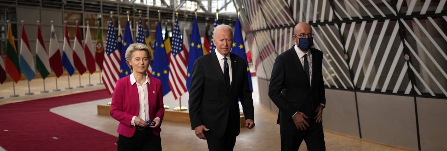 Ursula von der Leyen, Joe Biden, Charles Michel