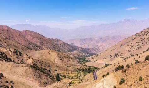 Kamchak pass in Usbekistan